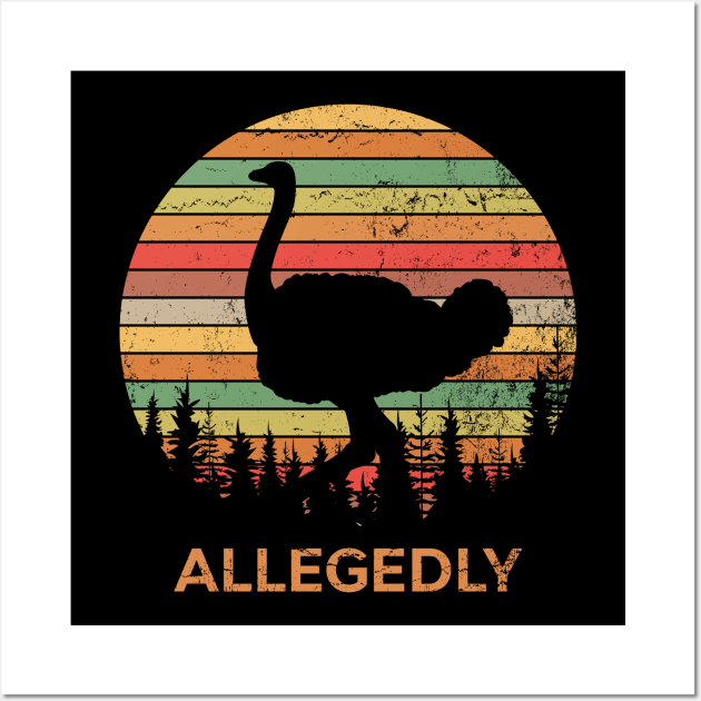 vintage allegedly Wall Art by Truntlessart